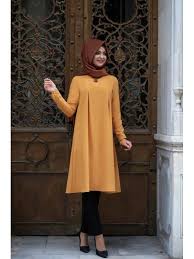 Pinar Sems Onu Tasli Tunik Hardal Moda Stilleri Tunik Moda