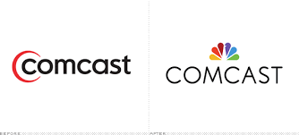 Brand New Comcast Takes Nbc Peacock Hostage Logo Evolution Comcast Corporate Logo