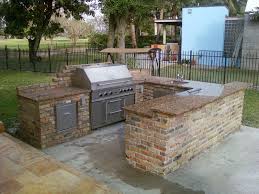 outdoor kitchen island