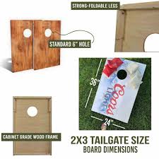 My husband loves the carrying handles! Sports Outdoor Recreation Custom Corn Hole Retro Plane 2 Graphic Cornhole Boards Lawn Games