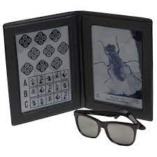 Without introducing instruments or lenses or prisms, the images for the right eye and left eye may be superposed, and stereoscopic disparities introduced in graded steps. Wirt Fly Stereoscopic Vision Test P A Medical Ltd