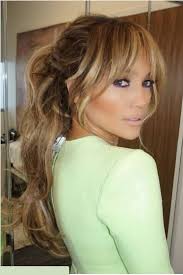 J Lo Curtain Bangs Long Hair With Bangs Fringe Hairstyles Hair Styles