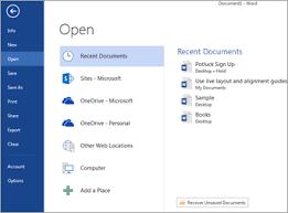 The client communication program offers more features to help you write your documents such as improved digital pen. Open Files From The File Menu Office Support