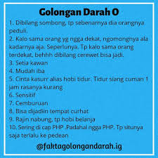 Hayo Siapa Yang Golongan Darah O Kata Kata Indah Darah Gaya Hidup Sehat