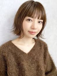 ねぎメイク イノアカラー ショート ショートカット ショートボブ ショートヘア ボブ ミニボブ 切りっぱなしボブ ボブヘア ミディアム ミディアム ボブ カット 前髪 前髪カット ヘアスタイル ヘアカタログ 低温デジタルパーマ グレージュ ハイライト ハンサムショ