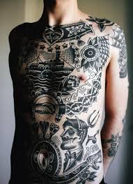 Black And Grey Chest Tattoo Men 60 Traditional Chest Tattoo Designs For Men Old School Ideas Traditional Chest Tattoo American Traditional Tattoo Traditional Tattoo