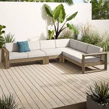 Find the best sectional sofa for your space at west elm. Portside Outdoor 4 Piece Sectional