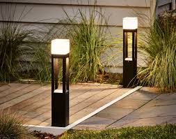 Make Your Garden Shine Bright With The Brilliant Lighting 50cm Black Bayview Bollard Bunnings Outdoorlighti Bollard Lighting Outdoor Lighting Diy Renovation