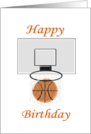 Personalised basketball birthday card / greetings card with name and number. Basketball Birthday Cards From Greeting Card Universe