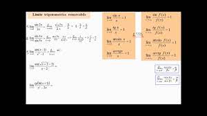 In cele peste 600 de. Limite Trigonometrice Remarcabile 2 Lic Remarc6 Youtube
