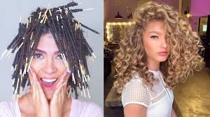 Long hair has always been captivating. No Heat Straight To Curly Hair Tutorial Compilation Really Curly Hair Curl Hair Without Heat Hair Styles