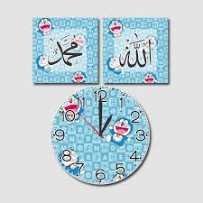 Kumpulan gambar doraemon bagi fans indonesia non official doraemon fanspage www.gambardoraemon.com. Prima Shabby Craft 3 In 1 Kaligrafi Allah Muhammad Jam Diding Hiasan Dinding Doraemon Terbaru Agustus 2021 Harga Murah Kualitas Terjamin Blibli