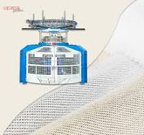 WELLKNIT EDFJ 30-38 inch Tall Frame Open-Width Three Thread Fleece Circular  Knitting Machine For Leisure Fabric