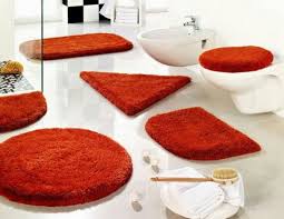 Bath mat, rug & toilet cover sets. Red Bathroom Rugs In Different Shapes Red Bathroom Rugs Bathroom Red Bathroom Rugs