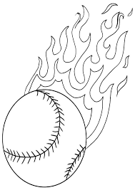 Baseball coloring pages for kids sports coloring pages for kids a huge collection of baseball coloring pages. Coloring Pages Fire Baseball Coloring Page