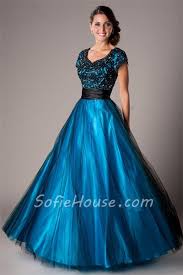 Black And Teal Prom Dress Modest Ball Gown Purple Satin Black Tulle Lace Prom Dress With Sleeves Prom Dresses Modest Lds Prom Dresses Modest Dresses