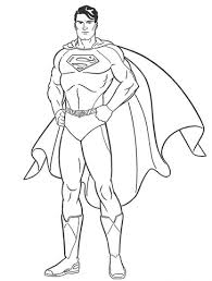 Dibujo Superman Para Colorear