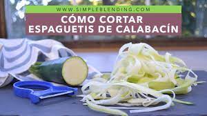 Maybe you would like to learn more about one of these? Como Hacer Espaguetis De Calabacin Tallarines De Calabacin Sin Espiralizador Youtube