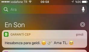 00000 vodafone TR ? 09:58 1   Q Ara En Son GARANTİ CEP şimdi Hesabınıza  para geldi. Ama TL. - Guldum.net - Caps arama motoru