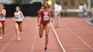 Gabby thomas's age is 24. Gabby Thomas 19 Heading To Tokyo Olympics After Record Setting 200m At U S Trials Harvard University