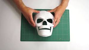 Are you wondering how to make a mask for your kid's party? Wintercroft Death Mask Timelapse Build Youtube