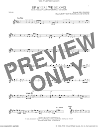 Free sheet music preview of up where we belong for voice, piano or guitar by joe cocker. Warnes Up Where We Belong Sheet Music For Violin Solo Pdf