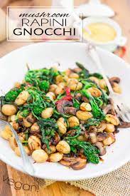 Mushroom Rapini Gnocchi Recipe Gnocchi Recipes Rapini Rapini Recipes