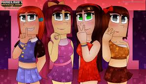 Portal to the blackpink dimension | minecraft pe. The Blackpink Minecraft Story Mode By Bluegirlprincess On Deviantart
