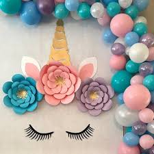 Birthday Decoration At Home Wall Unicorn Backdrop Unicorn Paper Flower Set Unicorn Wall Etsy Unicorn Party Decorations Unicorn Decorations Unicorn Birthday Parties