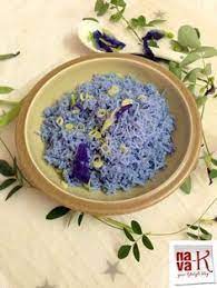 Bunga telang biru, bunga nasi kerabu. Nasi Bunga Telang Serai Blue Pea Lemongrass Rice Lemon Grass Spring Party Food Bunga