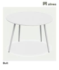 Alinea Bull Table Basse De Jardin Blanche En Acier Mobilier De Jardin Luminaire De Jardin Et Accessoires Table Table Basse Jardin Table Basse Meuble Deco