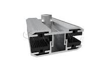 Thin film solar mid clamp for frameless solar panel ...