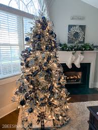 Check spelling or type a new query. Blue And Silver Christmas Tree For The Living Room 2 Bees In A Pod