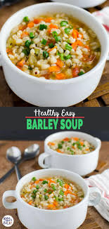 Healthy Barley Soup Recipe Recipe In 2020 Vegetarian Soup Recipes Vegetarian Recipes Easy Vegetable Barley Soup