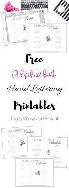 See more ideas about hand lettering, lettering, lettering fonts. Free Hand Lettering Alphabet Practice Sheets