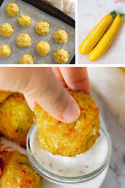 Yellow Squash Tots Vegetable Tots Vegetable Snacks Yellow Squash Recipes Summer Squash Recipes