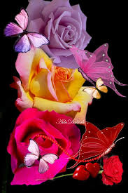 Pin By Teresasargento On Flowers Butterflies Art Creation In 2020 Flower Art Beautiful Flowers Images Rose Art