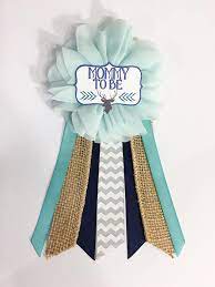 Baby Shower Boho Floral Baby Shower Pin Mommy To Be Pin Flower Ribbon Pin Corsage Mama Mom Deer Antlers Rustic Baby Shower Country Girl Arrow Baby Shower Deer Baby Showers Baby