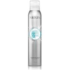 For both men and women, the hairsprays provide texture, hide thinner patches and help hold hair so it appears thicker and fuller. Spray Nioxin Instant Fullness Shampoo Dry 180 Ml