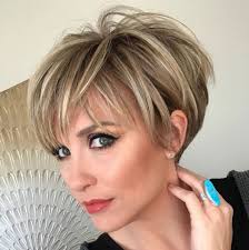 Take advantage of your fine, thin hair by layering in different. Short Tapered Hairstyle For Fine Hair Short Haircuts Fine Hair Short Hair Styles Short Hairstyles For Thick Hair