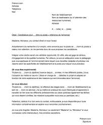 Accueil » lettre de motivation » bac pro » lettre de motivation bac pro assp Lettre De Motivation Pour Candidater Dans Le Secteur De La Petite Enfance Capital Fr