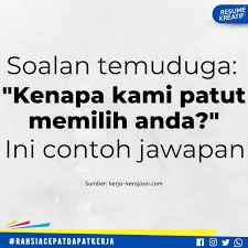 Contoh resume terkini in 2020. Resume Kreatif Contoh Jawapan Bagi Soalan Mengapa Kami Facebook