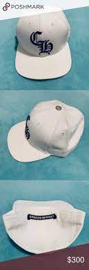 Chrome Hearts White Fittedcap W 925 Button Accent Hat Chrome Hearts Accessories Hats Chrome Hearts Heart Accessories Accessories Hats