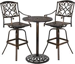 .tables for smaller gatherings, and bar tables and counter tables for additional table space or for areas where a dining set with table and chairs won't fit. Bar Table And Stool Outdoor Table And Chair Bistro Table Set Height Top Table With Chair Set Of2 Pub Table Counter Table Bar Top Table Tall Table Patio Table Walmart Com