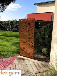 Panneau décoratif en métal 0. Les Panneaux Brise Vue Corten Occultants Panneaux Decoratifs Brise Soleil
