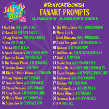 Nsfw drawings need to be. Tonycartoonish On Twitter Finally July Fy 2021 Has Begun Here Are The Official 2021 Drawing Prompts And Giveaway Prizes Tag Your July Fy Art With Tonycartoonish And Julyfy2021 To Ensure You Get Includeed In