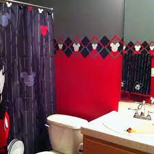 Mickey mouse bath accessories are available in quite amazing designs to make kids' bathroom space becomes quite enchanting with cute styles especially for girls. Pin By Danielle Denning On For The Home Mickey Mouse Bathroom Minnie Mouse Bathroom Decor Disney Home Decor