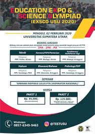Soal olimpiade kedokteran sma 2019. Exsco Usu 2020 Olimpiade Di Auditorium Usu Uji Coba Bagi Siswa I Ke Ptn 2020 Ruang Para Bintang Berbagi Informasi Tentang Ptn Dan Pembahasan Soal Soal