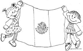 Mexico bandera día de la bandera. Imagenes De Banderas De Mexico Para Colorear Paginas Colorear