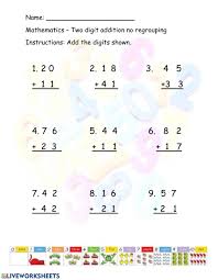 2 digit addition and subtraction without regrouping worksheets subtraction worksheets addition and subtraction worksheets subtraction with regrouping worksheets it contains five versions of two digit subtraction without regrouping worksheets for grade 1 or grade 2 … Two Digit Addition With No Regrouping Worksheet